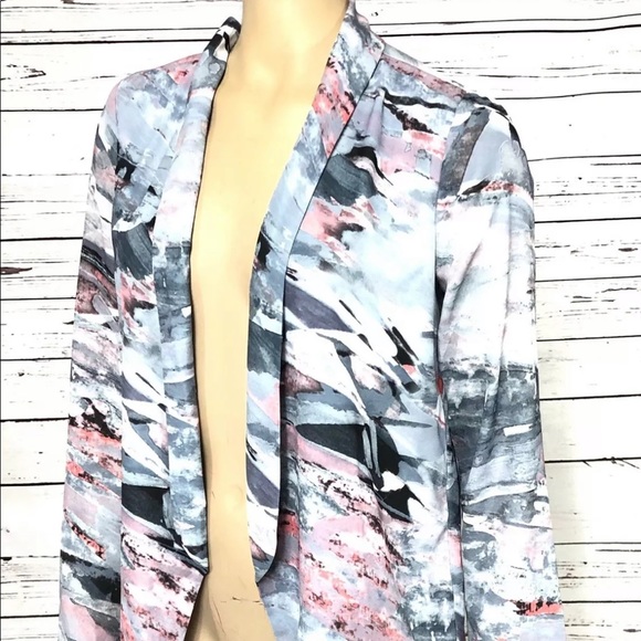 Lush Print Blazer Size Small - Picture 1 of 5